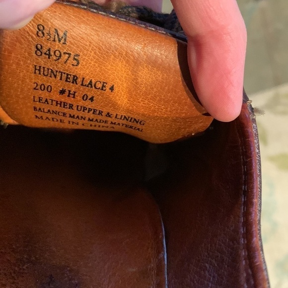 Frye Hunter Lace Leather Lace Up Casual Shoes Size 8.5 - Picture 14 of 14